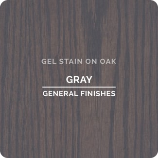 gray on oak