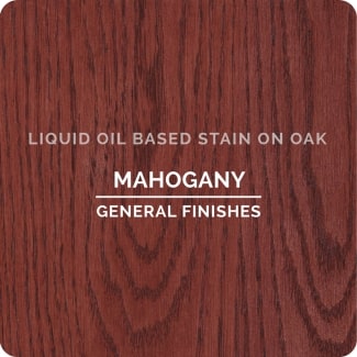 mahogany on oak