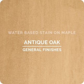 antique oak on maple