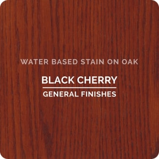 black cherry on oak