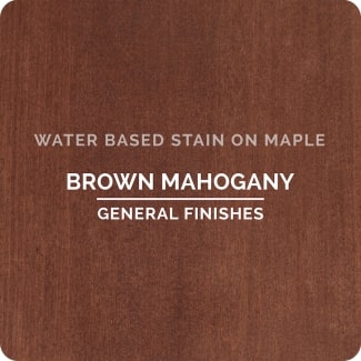 brown mahogany on maple
