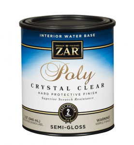 Zar Interior Water Based Crystal Clear Poly