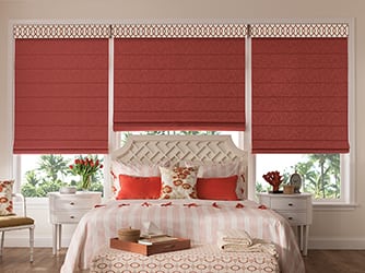 Envision Elevance Cord-Free Roman Shades With Integrated Liner