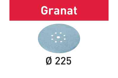 Abrasive sheet Granat STF D225-8 P40 GR-25