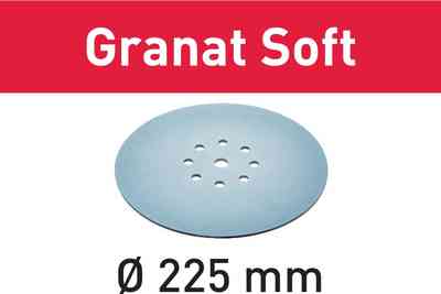 Abrasive sheet Granat Soft STF D225 P80 GR S-25