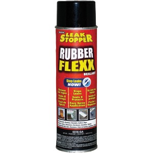 Black Leak Stopper Rubber Flexx Spray Sealant