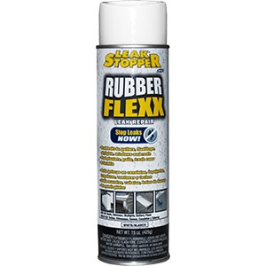 White Leak Stopper Rubber Flexx Spray Sealant