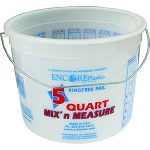 Clearvue Ringfree Pail with Wire Handle Graduations
