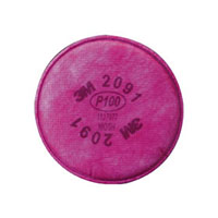 3M PARTICULATE REPLACEMENT FILTERS 2091P2-DC P100