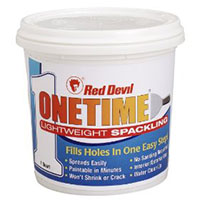 RED DEVEL ONE TIME LIGHTWEIGHT SPACKLING COMPOUND
