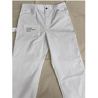 ALLPRO Painters Pants White 100% Cotton Single Knee