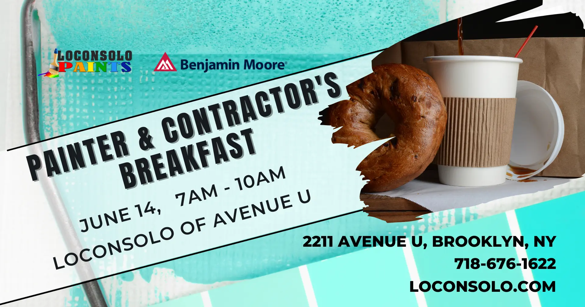 Painter and Contractors Breakfast June 14 Ave U