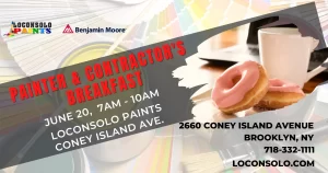 Painter and Contractors Breakfast June 20 Coney Island Ave