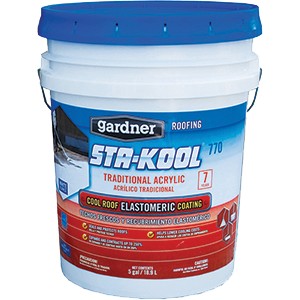 White Sta-Kool Elastomeric Roof Coating Year