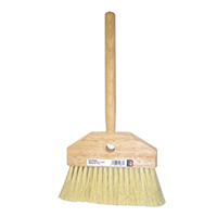 7″ WHITE TAMPICO ACID BRUSH W/10″ HANDLE