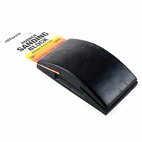 ALLWAY RUBBER SANDING BLOCK WITH STEEL GRIPPERS