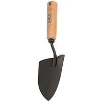 HAND GARDEN TROWEL WITH WOOD HANDLE