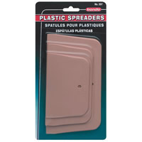 BONDO 357 PLASTIC SPREADERS ASSORTMENT