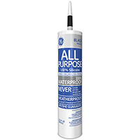 GE 100% SILICONE I WINDOW/DOOR WEATHERPROOF CAULK