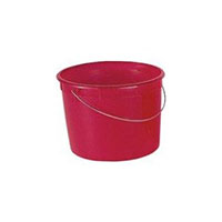 5 QUART RED SPRINGFORM UTILITY PAIL