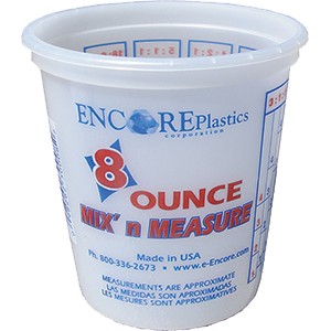 CLEAR MIX’NMEASURE CONTAINER