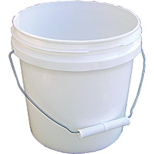 EMPTY WHITE PAIL