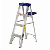 LOUISVILLE TYPE I ALUMINUM STEPLADDER 250LB