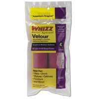 WHIZZ 4″ 100% VELOUR ROLLER REFILL (2PK)