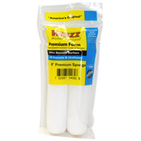 WHIZZ 6″ FOAM ROLLER TWO ROUND ENDS (2PK)