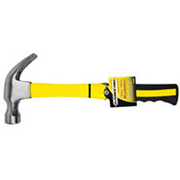 G-FORCE 16 OZ CLAW HAMMER FIBERGLASS HANDLE & ERGO GRIP