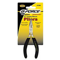 G-FORCE 5″ MINI LONG NOSE PLIERS ERGO GRIP