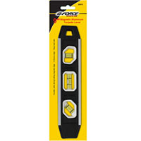 G-FORCE 9″ MAGNETIC ALUMINUM BLACK TORPEDO LEVEL