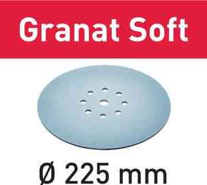 Abrasive sheet Granat Soft STF D225 P400 GR S-25