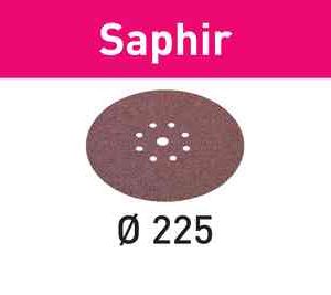 Abrasive sheet Saphir STF D225/8 P36 SA/25