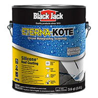 Black Jack White Eterna-Kote Silicone Roof Coating