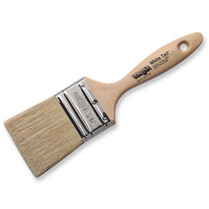 CORONA WHITE TAIL White China Bristle Paint Brush