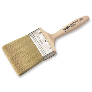 CORONA WHITE DANCER White China Bristle Paint Brush
