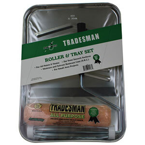ECONOMY PAINT ROLLER 3 PIECE TRAY SET