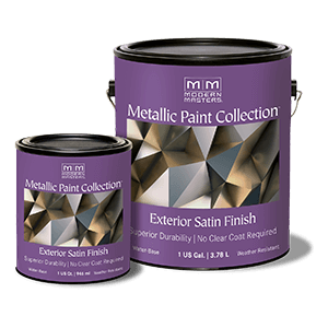 Metallic Paint Collection - Exterior Satin Finish
