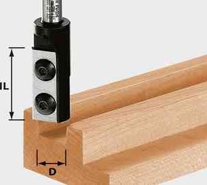 Turning Plate Router Cutter HW Single-Edged, With Base Blade