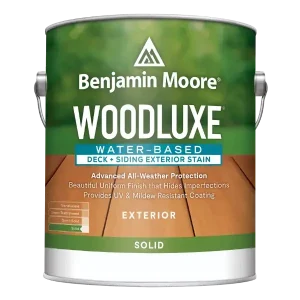 Woodluxe Water-Based Deck + Siding Exterior Stain - Solid