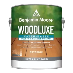 Woodluxe Water-Based Deck + Siding Exterior Stain - Ultra Flat Solid