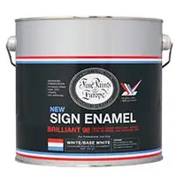 Sign Enamel Brilliant Web