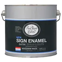 Sign Enamel Satin Web