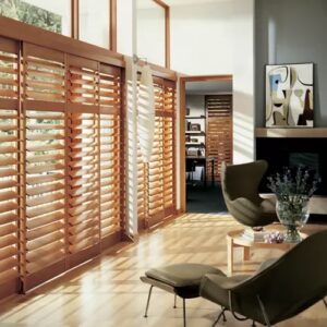 wood shutters hunter douglas