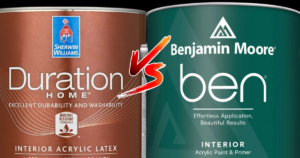 duration home vs ben paint gallons