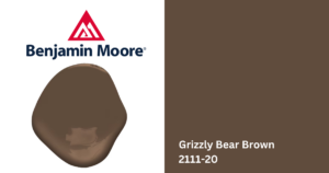 grizzly bear brown 2111-20 paint color chip