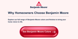 Benjamin Moore paints ad