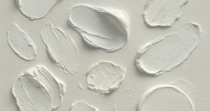 cool white paint globs