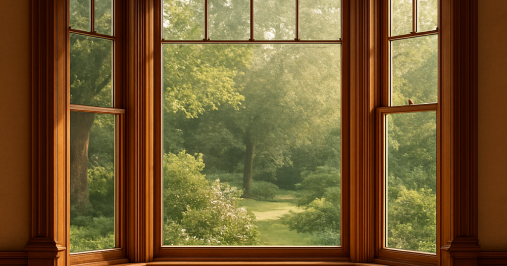 wood bay windows